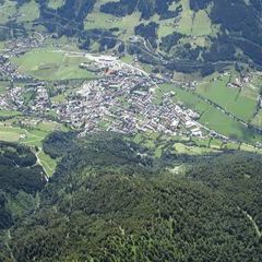 Flugwegposition um 12:34:48: Aufgenommen in der Nähe von Gemeinde Bad Hofgastein, 5630 Bad Hofgastein, Österreich in 2691 Meter